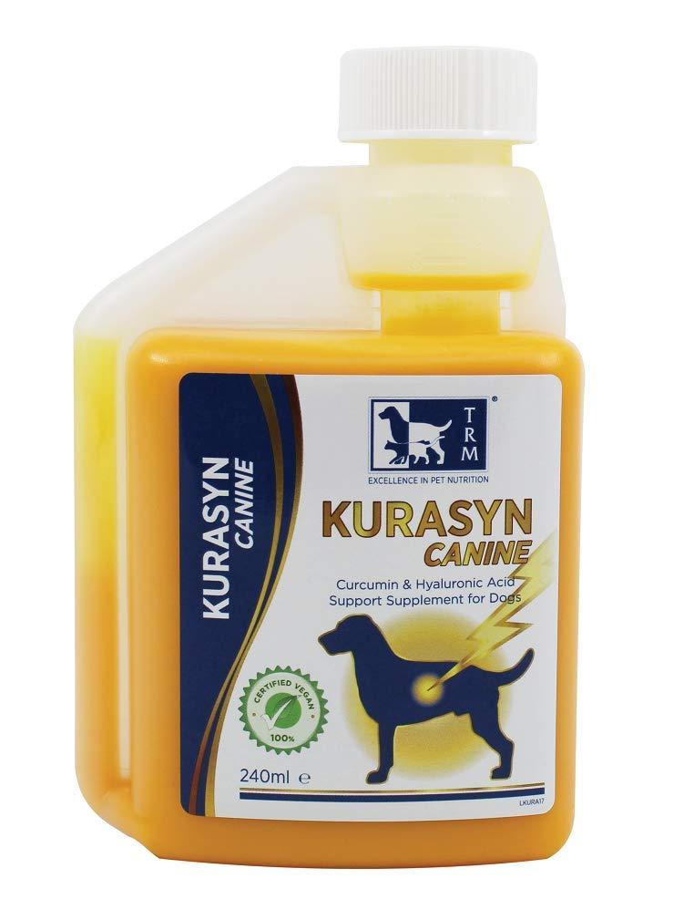 TRM KuRasyn Canine Joint Aid For Dogs & Food Supplement - VEGAN Dog Supplements Perfect For Dogs To Maintain Healthy Mobility, During Rehabilitation, Senior Dogs And Joint Care For Dogs (240ml) 240 ml (Pack of 1) - PawsPlanet Australia