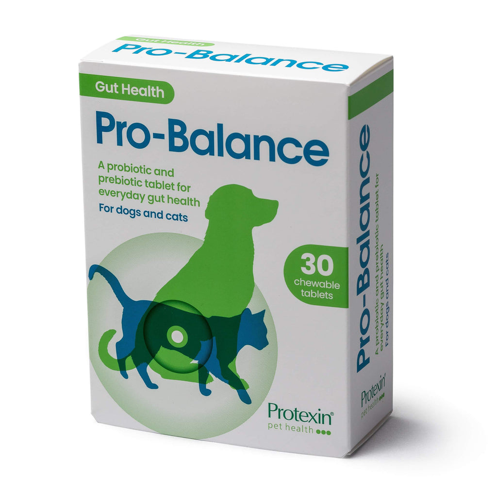 Protexin Pet Health Pro-Balance Probiotic for Dogs and Cats – Daily Chewable Probiotic and Prebiotic Tablet for Digestive Health Support – Pack of 30 - PawsPlanet Australia