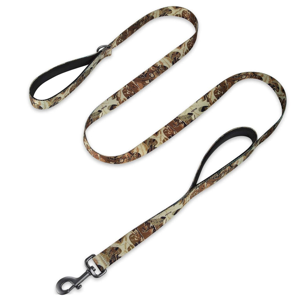 Hyhug Pets Double Handles Lead for Medium Large Giant Breeds dogs Professional Traing and Daily Use Walking. (Large, Forest Camo) - PawsPlanet Australia