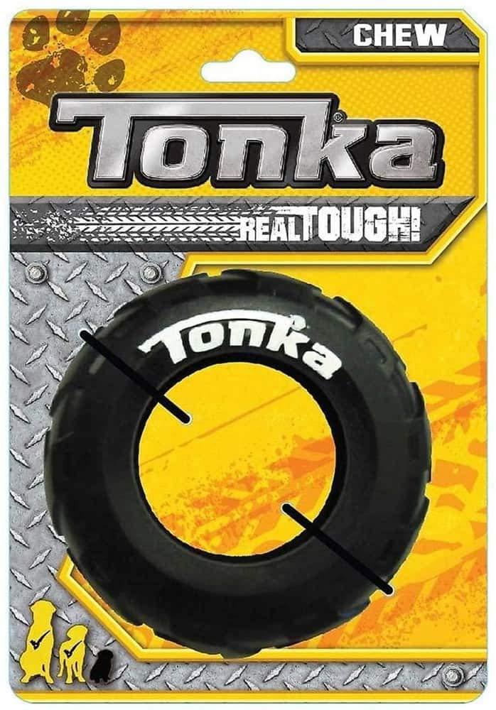 Tonka Seismic Tread Tire Dog Toy, 5-Inch - PawsPlanet Australia