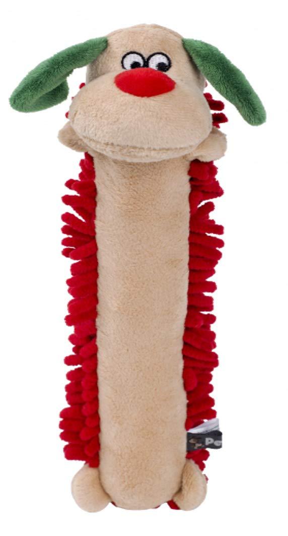 Petface Christmas Noodle Stick Dog/Puppy Toy - 3 Colours Available - Chosen at Random - PawsPlanet Australia