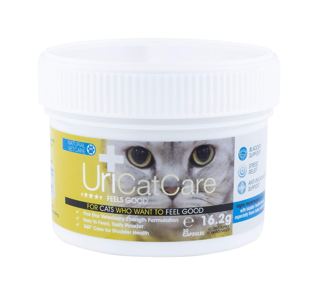 Natural VetCare UriCatCare Veterinary Strength Bladder Supplement for Urinary Health in Cats - PawsPlanet Australia