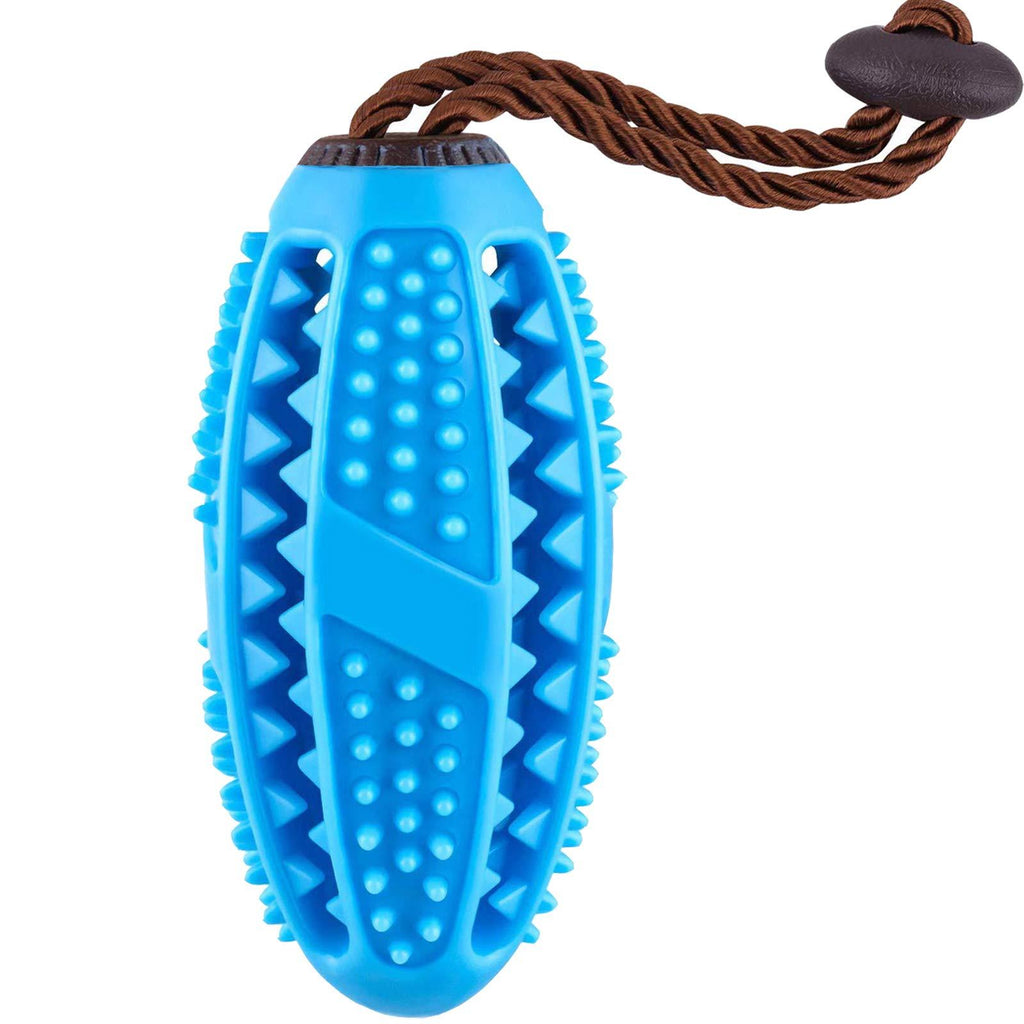 Vimi Dog Chew Toys, Upgrade Durable Dog Toy for Aggressive Chewers Toothbrush, Small Medium Dog Rope Toys Puppy Teeth Cleaning,Chewing,Training IQ and Interactive Food Treat Dispensing Blue - PawsPlanet Australia