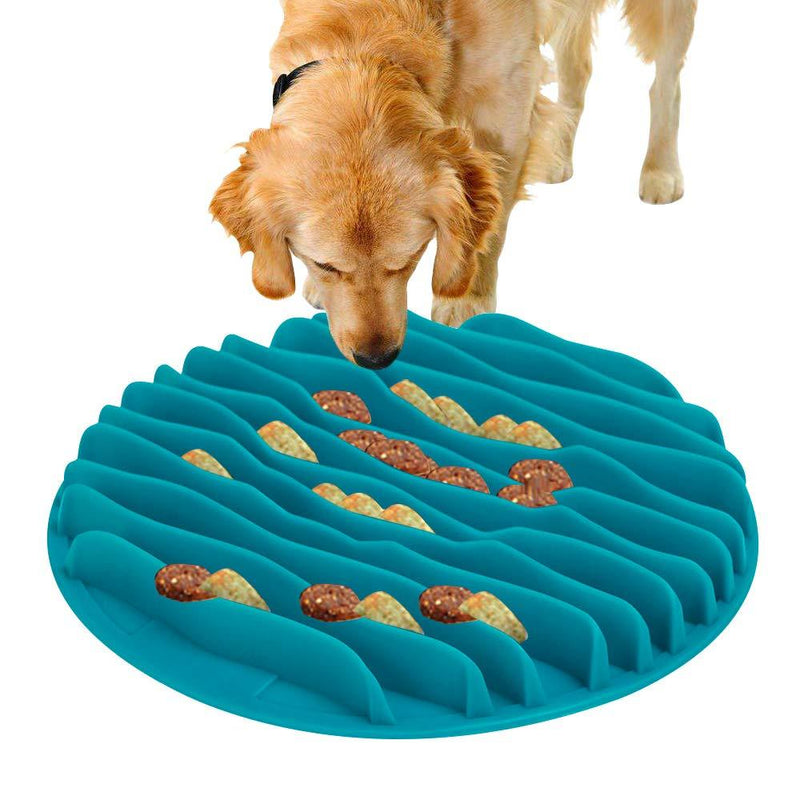 C100AE Slow Feeder Dog Bowl, Eco-friendly Pet Feeder, Fun Interactive Pet Bowl, Slow Eating Bowl for Dog and Cat, Pet Bloat Stop Dog Bowl, S - PawsPlanet Australia