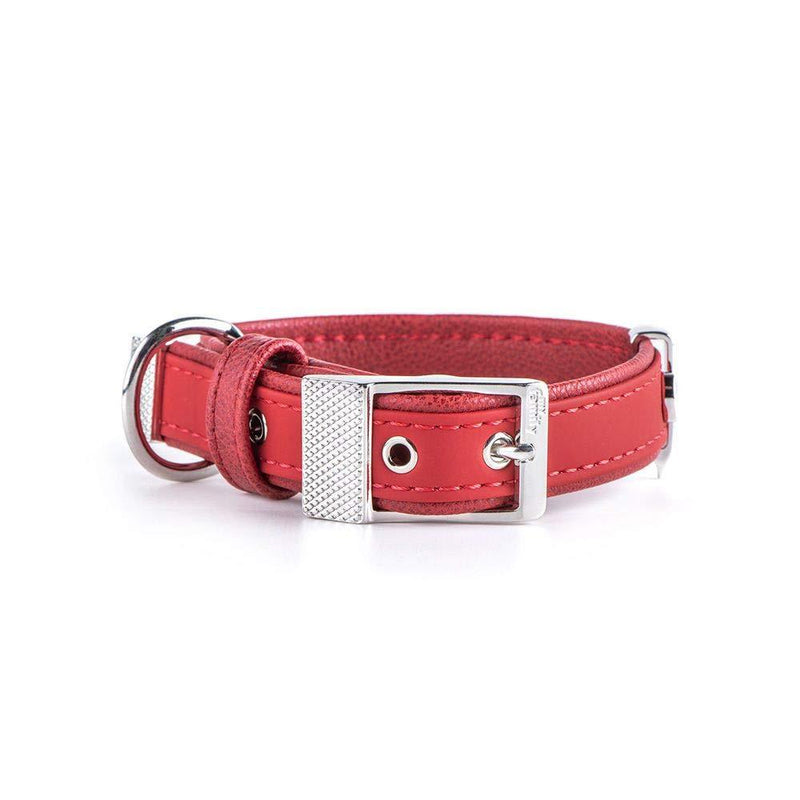 Myfamily faux leather Collar Made in Italy Bilbao Collection - PawsPlanet Australia