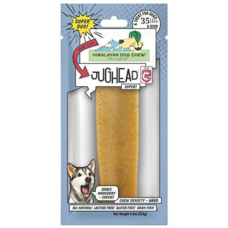 Himalayan Pet Supply Jughead Super Cheese Chew Insert | Best for Dogs 35 lbs and Over | No Lactose, Gluten Or Grains - JugHead Toy Chew Insert - PawsPlanet Australia