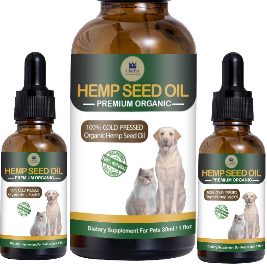 ChicPet UK Hemp Seed Oil for Dogs Cats Pets - PawsPlanet Australia