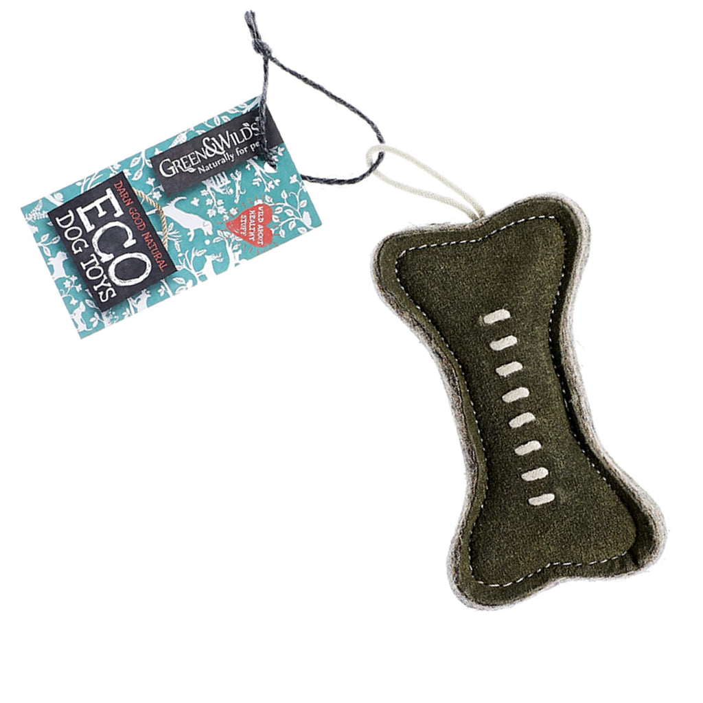 Green & Wilds Green Bone Eco Dog Toy - PawsPlanet Australia