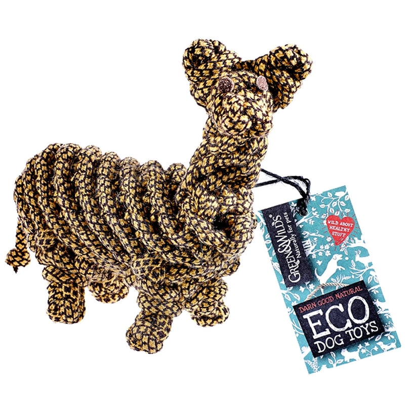 Green & Wilds Lionel Llama Eco Dog Toy - PawsPlanet Australia