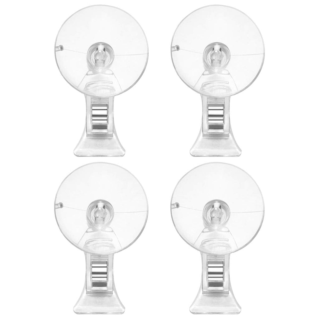 POPETPOP 4PCS Suction Cups Clips Durable Practical Fish Veggie Seaweed Holder Fish Tank Feeding Tool for Fish Bowl Aquarium Accessories - PawsPlanet Australia