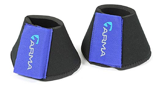 Shires Arma Neoprene Over Reach Boots - Royal Blue Full - PawsPlanet Australia