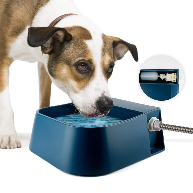 Namsan Automatic Dog Water Bowl with Float Valve 2L Pet Water Trough Water Feeder Anti-Splash Anti-Overflow Float Bowl for Dog Cat Sheep Chickens - PawsPlanet Australia