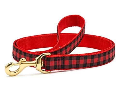 Up Country BUF-L-W Buffalo Check Lead Wide (1 Inch) 400 g - PawsPlanet Australia