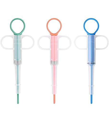 ROBAKO Pet Pill Tablet Feeder, Medicine Feeder Pills Dispenser Tool Pet Pill Gun Soft Tip Syringe (3 Pieces) - PawsPlanet Australia