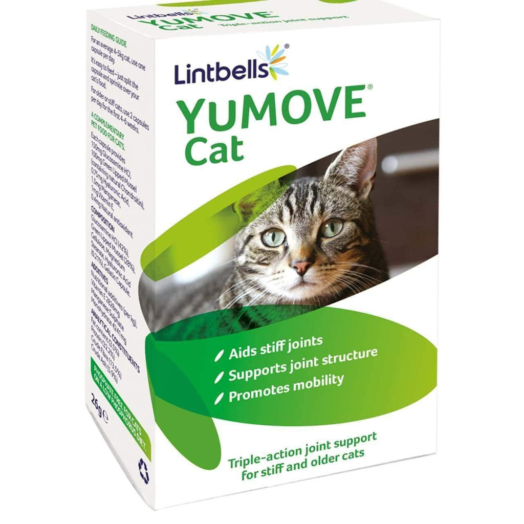 Yumove Cat Joint Supplement, Pack of 60 Capsules + Pet Notebook - PawsPlanet Australia