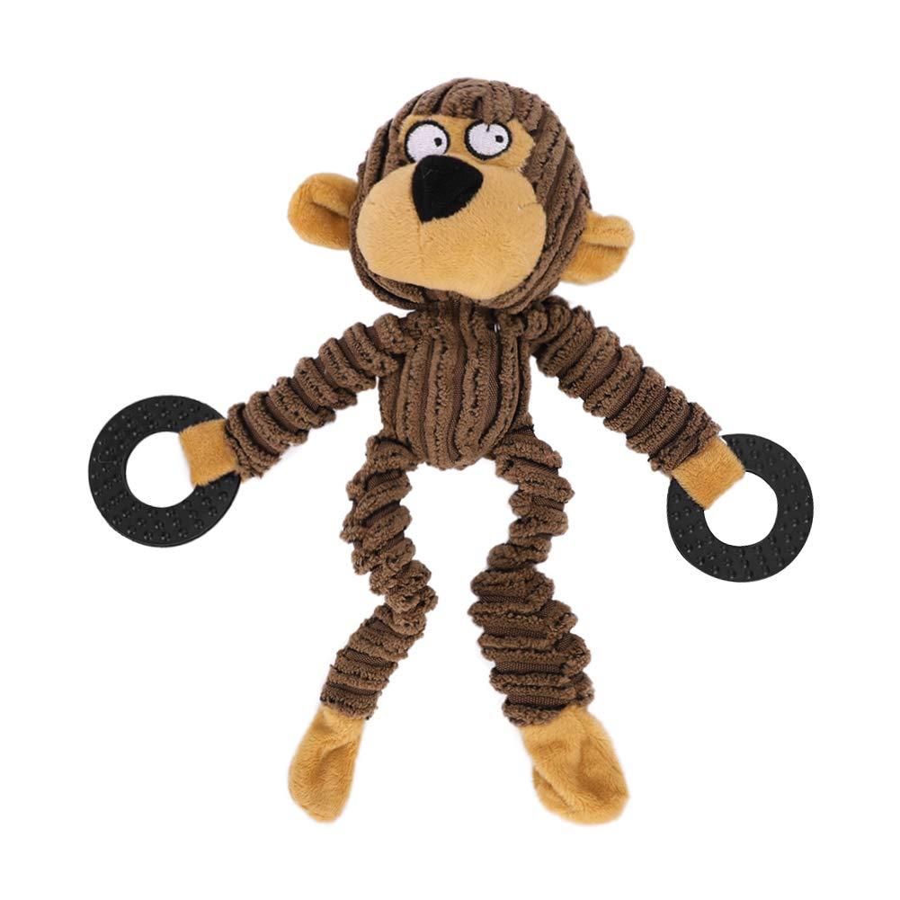 Squeaky Dog Toys Durable Dog Plush Toy Dog Puppy Chew Toys for Boredom Monkey Dog Toy Cuddly Dog Interactive Toy Dog Teething Toy Pet Play Toy for Puppy Small Medium Large Dogs Keep Your Dog Happy Monkey pattern - PawsPlanet Australia