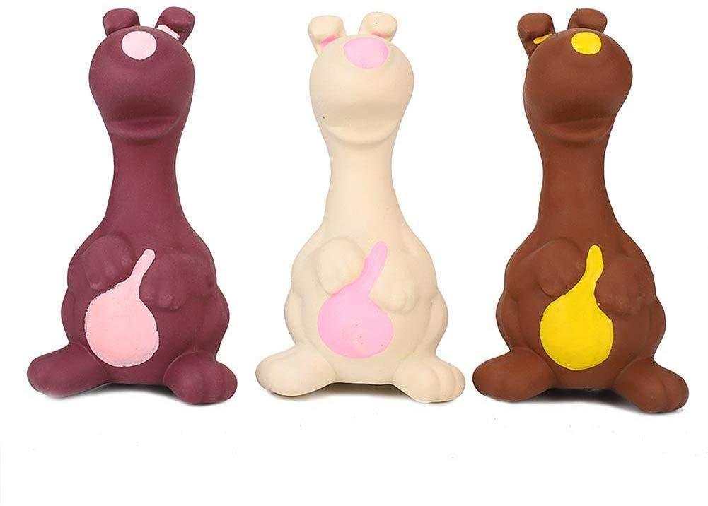 PETS EMPIRE Dog Squeaky Toys Cartoon Sound Toy Soft Non-Toxic Squeak Latex Puppy (Pack of 3) - PawsPlanet Australia