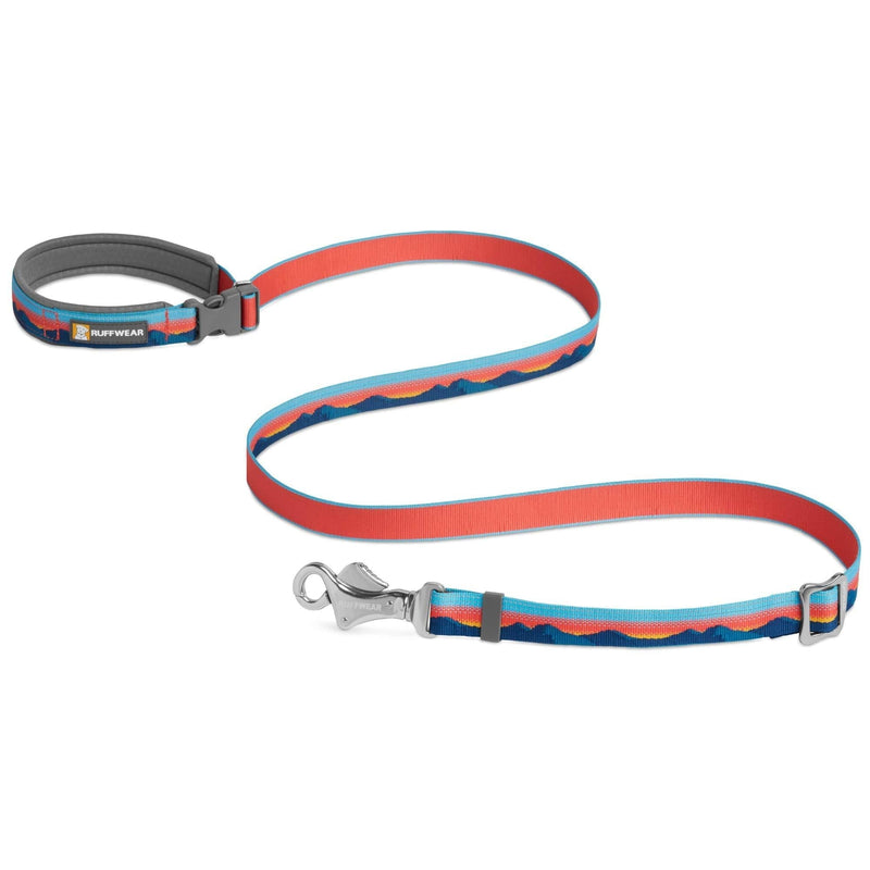 RUFFWEAR Crag Dog Lead, Hand-Held or Waist-Worn Reflective and Adjustable Lead, Sunset - PawsPlanet Australia