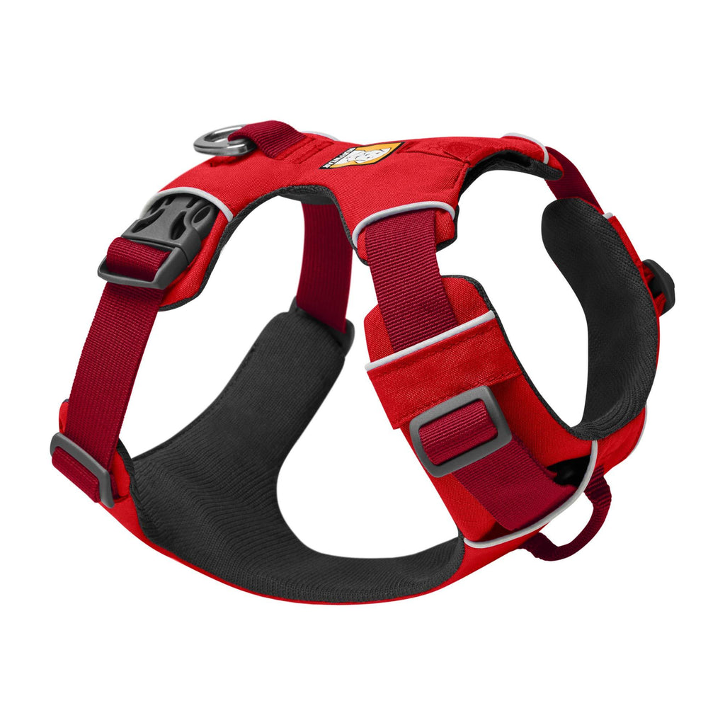 RUFFWEAR Front Range Dog Harness, Reflective Padded No Pull Harness, Red Sumac, Small Red Summac - PawsPlanet Australia