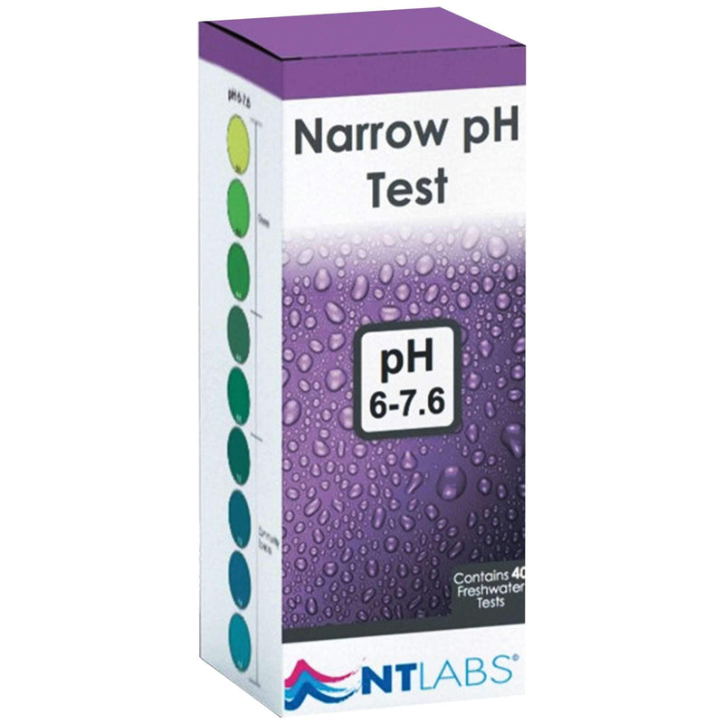 NT Labs Aquarium Lab Narrow pH 6-7.6 Test Kit - 40 Tests 1 Multi - PawsPlanet Australia