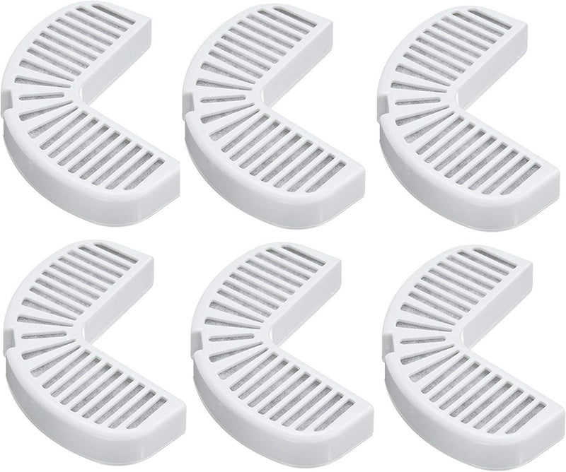 Pioneer Pet Replacement Filters for Ceramic & Stainless Steel Fountains, Raindrop Filters (6 Filters) - PawsPlanet Australia