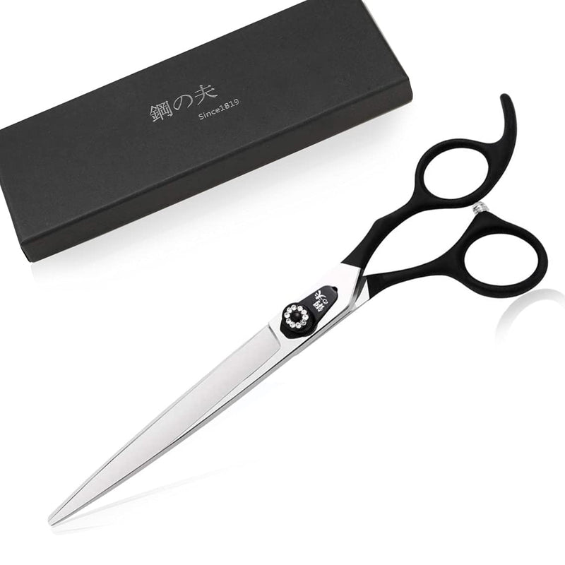 8.0" Pet Grooming Scissors,Dog Straight Scissors/Curved Scissors/Thinning Shears for Pet Groomer or Family DIY Use (C-Cutting Scissor) C-Cutting Scissor - PawsPlanet Australia