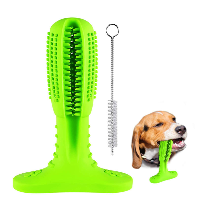 Dog Toys Dog Toothbrush Indestructible Dog Chew Toys For Medium Large Breed Aggressive Chewers Dental Teeth Cleaning Toy (M, Grass Green) M Grass Green-medium - PawsPlanet Australia