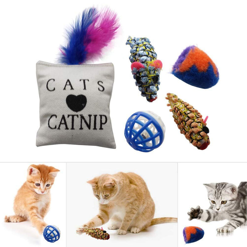 Schone Products (UK) 5 pack Cat Toys – Interactive and Engaging– BUSY CATS ARE HAPPY & HEALTHY - PawsPlanet Australia