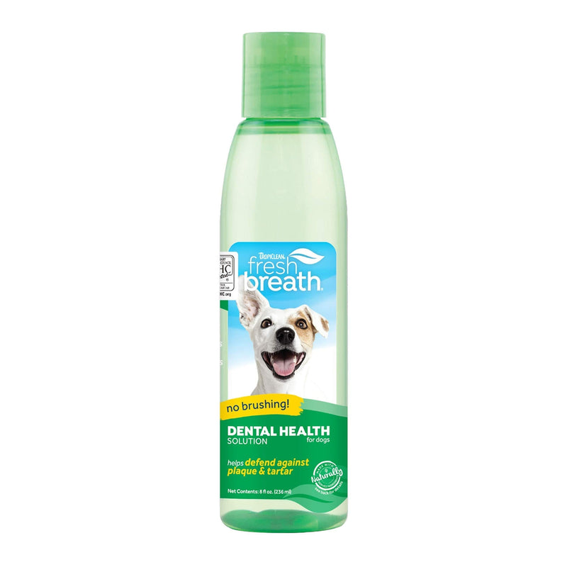 Fresh Breath by TropiClean Oral Care Water Additive for Pets, 8oz - Made in USA - PawsPlanet Australia