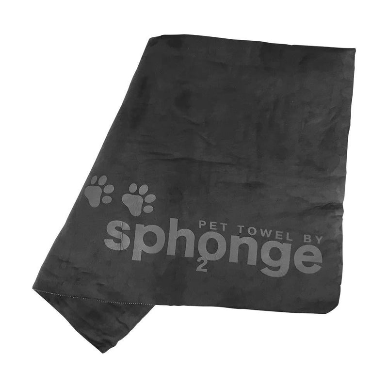 Sph2onge Highly Absorbent Dog Towel | Absorbs Up To ONE PINT Of Liquid | Large Cloth For Quickly Drying Dogs & Removing Moulting Hairs - Keeping Your Car & House Clean - PawsPlanet Australia