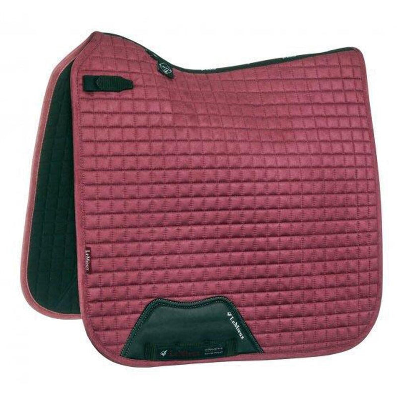 LeMieux ProSport Dressage Square Suede Saddlepad - French Rose S/M - PawsPlanet Australia