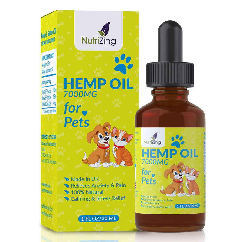 NutriZing Hemp Seed Oil for Dogs and Cats - PawsPlanet Australia