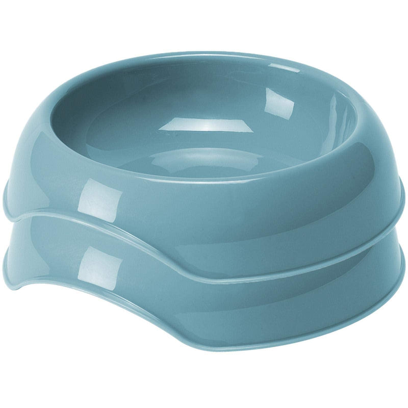 CatCentreⓇ 2 x Blue 0.2L Plastic Cat Kitten Bowls Pet Animal Feeding Food Water Drink Dish 1 Count (Pack of 1) - PawsPlanet Australia