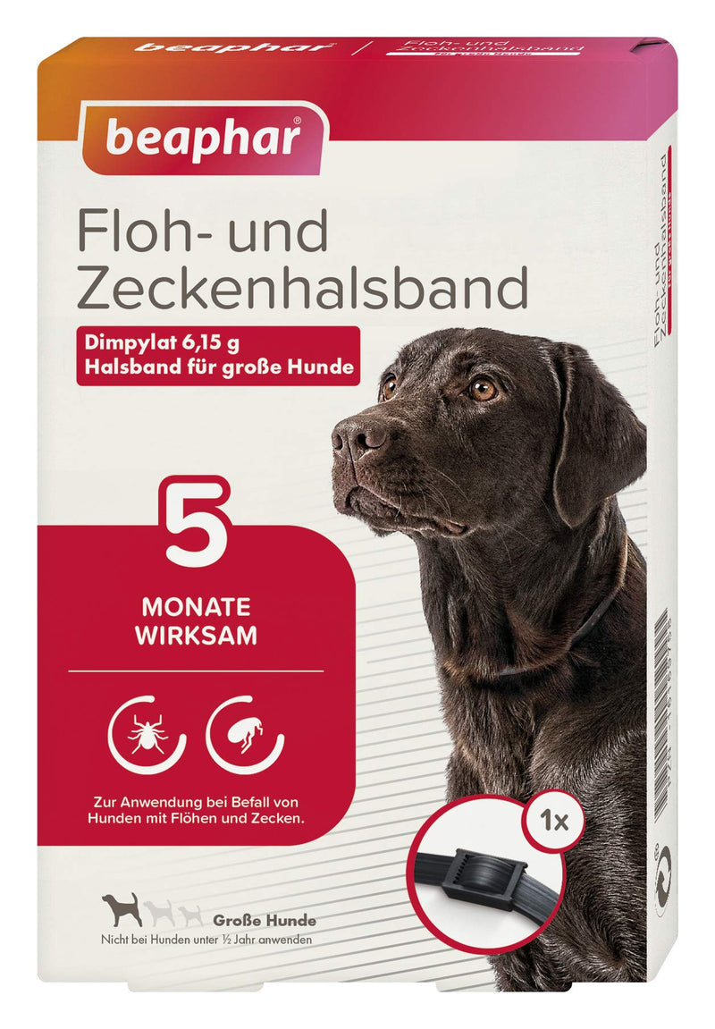 Beaphar Flea and Tick Collar for Large Dogs 65 cm 17604 - PawsPlanet Australia