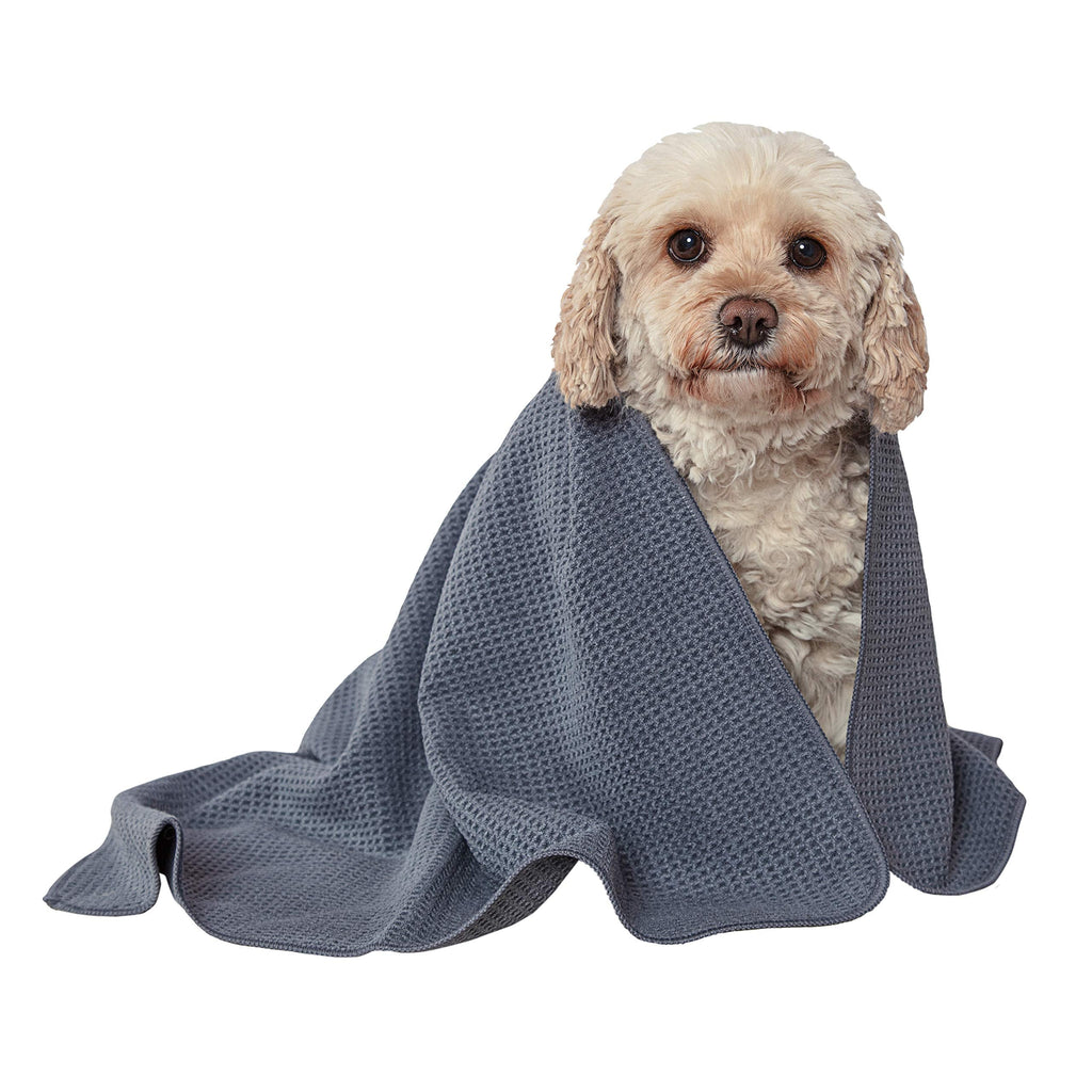 Glart soft, absorbent dog towel pet towel, microfibre dog bath towel 80 x 55 cm 1 cloth - absorbent dog towel - PawsPlanet Australia