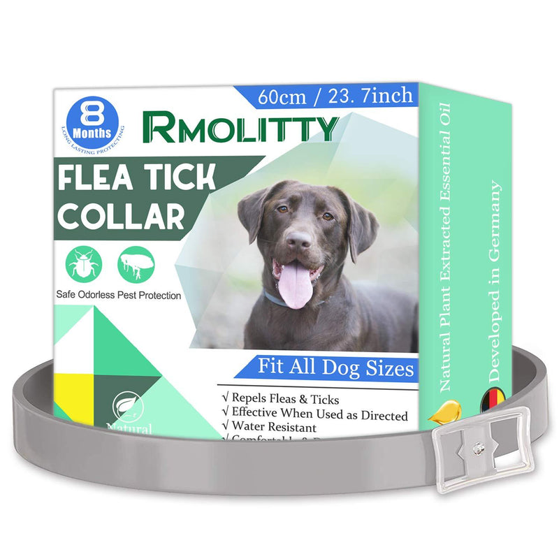 Rmolitty Flea Tick Collar for Dog, Natural Extract Oil Anti Flea Tick Collar 8 Months Protection for Small Medium Large Dogs (blue) blue - PawsPlanet Australia