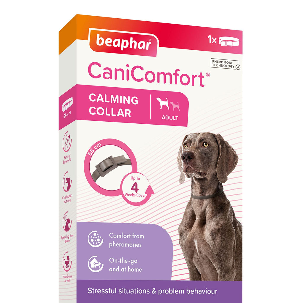 Beaphar CaniComfort Calming Collar, Adult 65 cm Adult Calming collar - PawsPlanet Australia