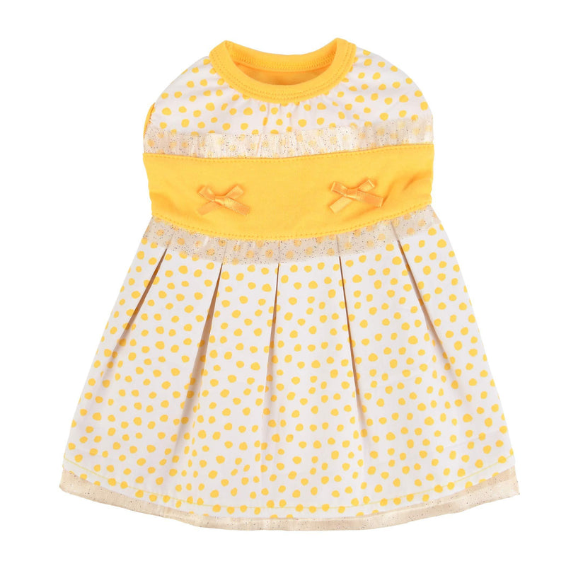 Pinkaholic NAUB-OP7618-YE-S Karly Dog Dress, S, Yellow - PawsPlanet Australia