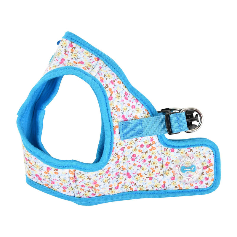 Puppia Wildflower Harness B Dog Harness, Sky Blue, S - PawsPlanet Australia