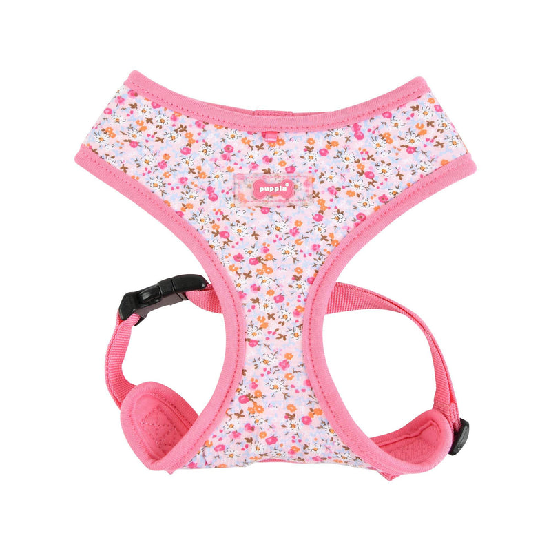 Puppia Wildflower Harness A, Pink, XL - PawsPlanet Australia