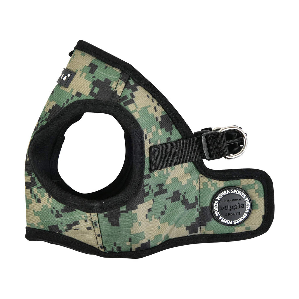 Puppia Sentinel Harness B, Khaki Camo, M - PawsPlanet Australia