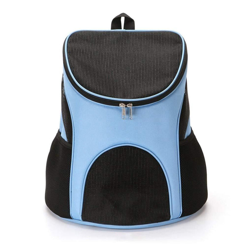 AILOVA Dog Carrier Backpack Breathable Pet Carrier Pouch with Mesh Ventilation,Safety Features and Cushion Back Support,for Small Pets/Cats/Puppies (L,BLUE) L BLUE - PawsPlanet Australia