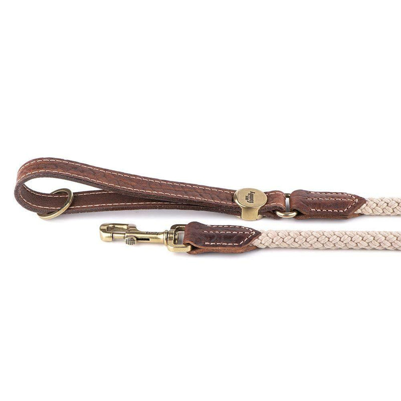 My Family Leather leashes Made in Italy EL Paso Collection 2,2/110 cm Brown - PawsPlanet Australia