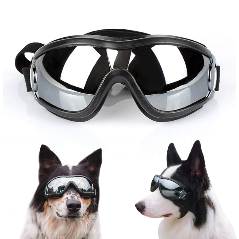 PETLESO Dog Goggles Large Eye Protection Dog Sunglasses for Middle/Large Dogs Black - PawsPlanet Australia