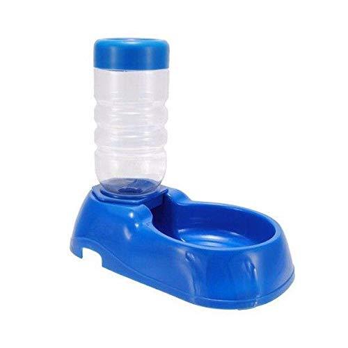 Bahob® 400ml Automatic Pet Feeder Rabbit Cat & Dog Food & Water Dispenser Dish Bowl Feeder Bottles (Blue) Blue - PawsPlanet Australia