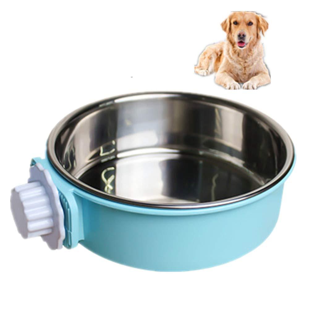 2-in-1 dog bowl ,dog bowls with stand stainless steel pet dog water bowl travel , for crate and cage small animals such as cats and dogs Suitable for small and medium dogs L - PawsPlanet Australia