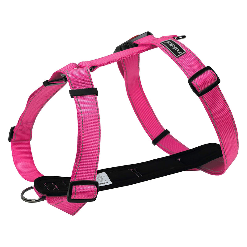 Rukka Pets Y-Harness, Hot Pink, M Medium (Chest 25.5 - 41.5") - PawsPlanet Australia