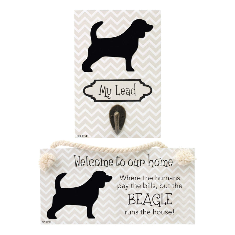 PRECIOUS PETS DOG PLAQUE AND DOG LEAD HOOK PACK, BEAGLE, FUNNY SIGNS, DOG MUM GIFTS, DOG ACCESSORIES, HOUSE STUFF. - PawsPlanet Australia