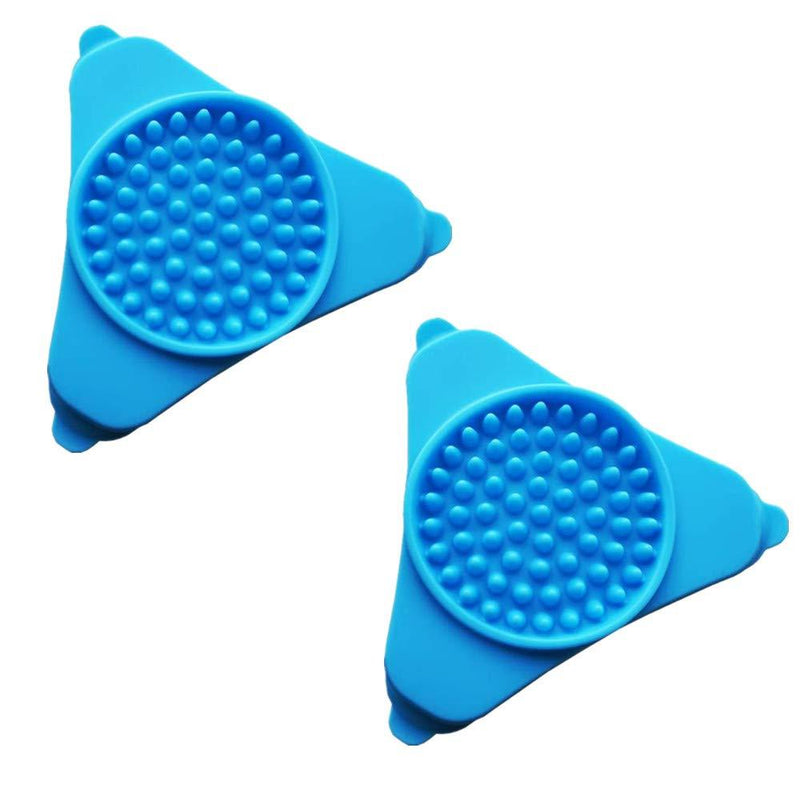 NA 2 Pcs Dog Lick Mat Slow Feeding and Distraction of Dogs Blue Dog Distraction Toys Dog Peanut Butter Toy - PawsPlanet Australia