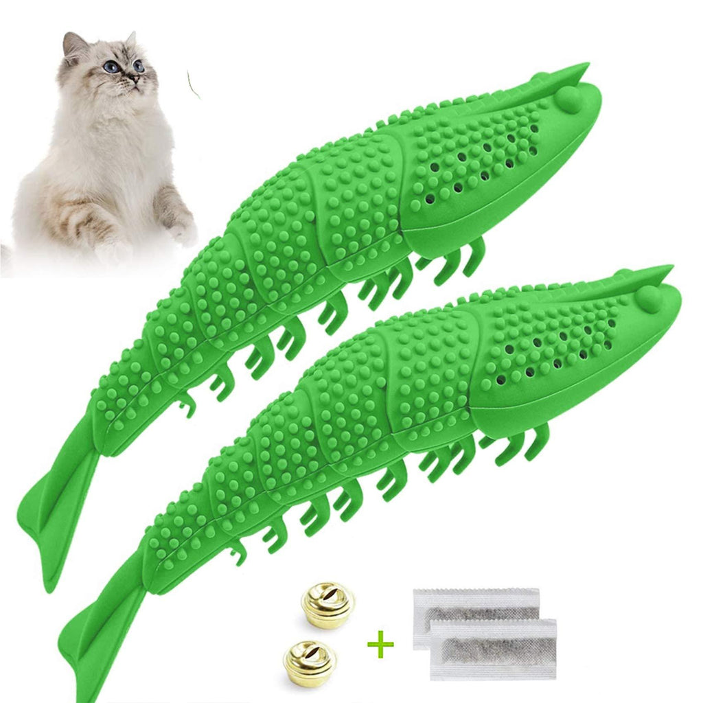 Sunshine smile catnip fish toys,pet chew toy for cat,Cat Teeth Cleaning Dental Care,Interactive Cat Toys,Toothbrush Chew Treat Toy,Kitten Catnip,cat interactive toy fish (2) 2 - PawsPlanet Australia